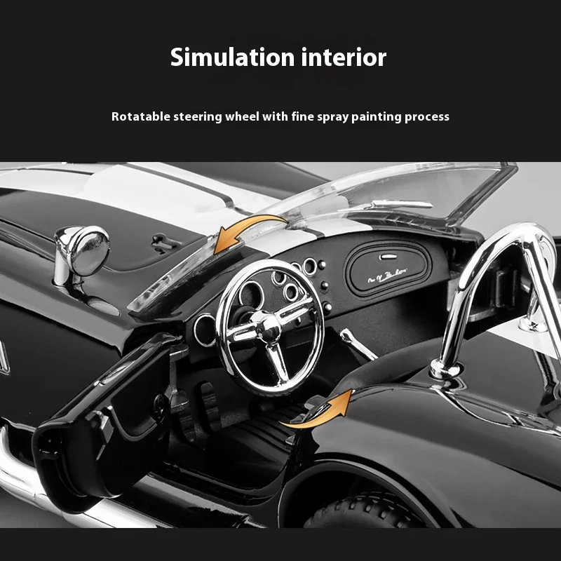 1965 Shelby Cobra Convertible Diecast Model 4 1965 Shelby Cobra Convertible Diecast Model - Image 4