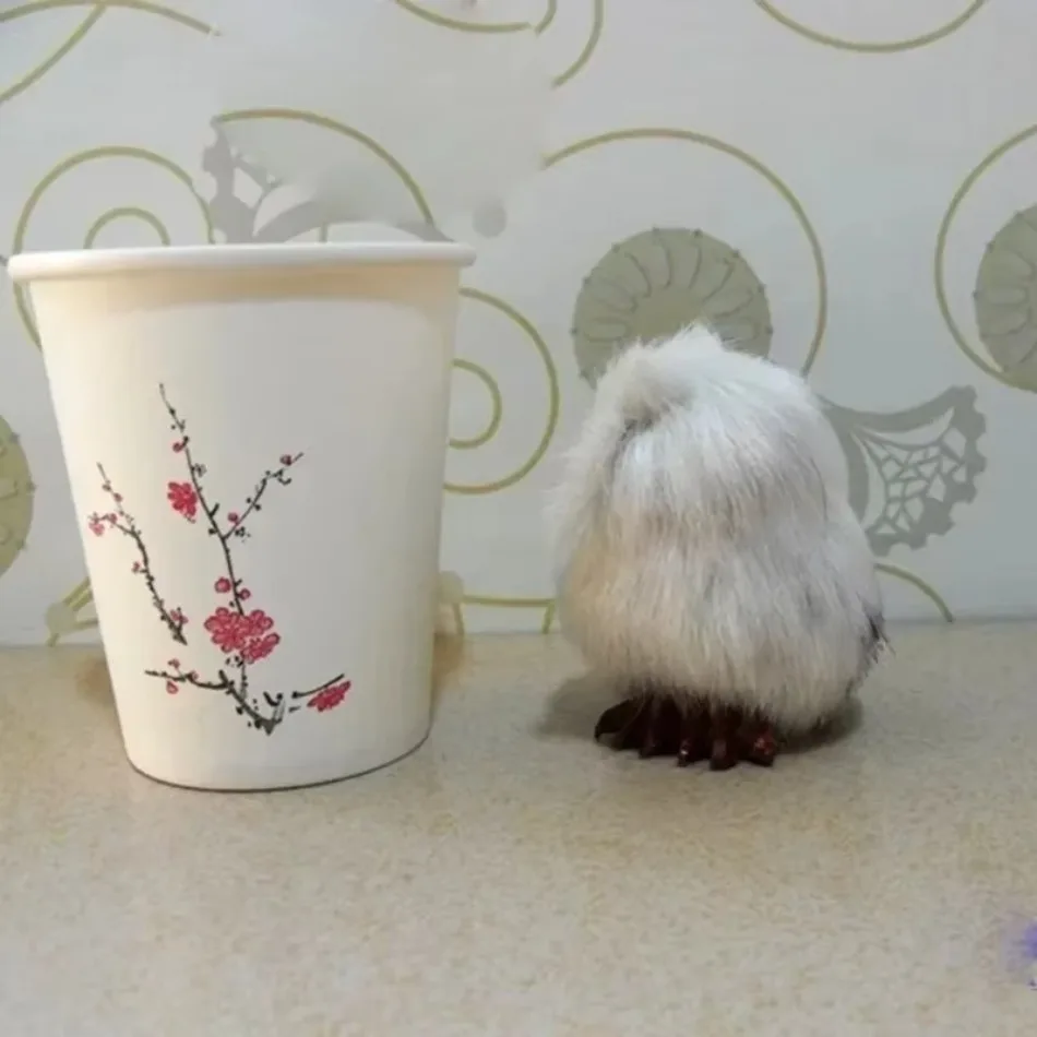 Miniature Plush Owl Decoration for Home 5 Miniature Plush Owl Decoration for Home - Image 5