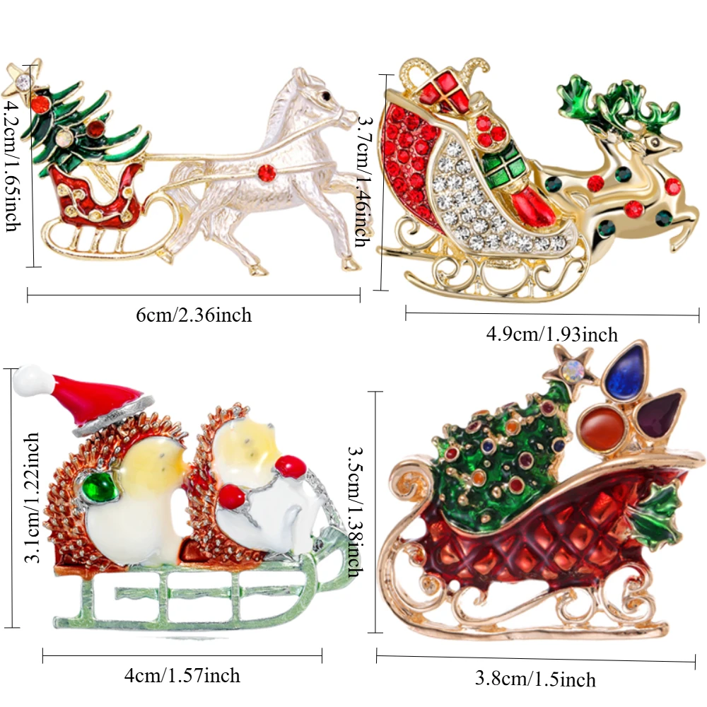 Festive Holiday Brooch Collection 2 Festive Holiday Brooch Collection - Image 2