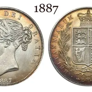 Vintage UK Half Crown Commemorative Item 19 S17737670c5a44ddeb175001a962bbfd5w