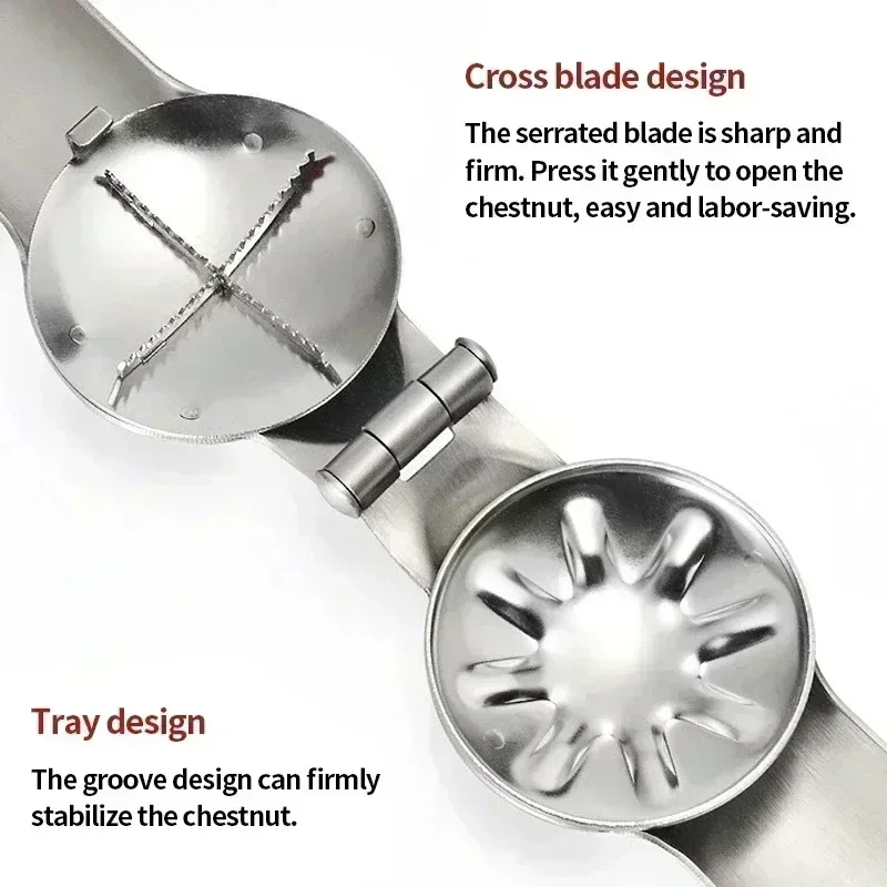Stainless Steel Nutcracker for Easy Shelling 5 Stainless Steel Nutcracker for Easy Shelling - Image 5
