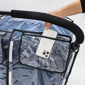 Twin Baby Stroller Clear Rain Cover 10 S17c862dc8da144178621cae0dd25d5e4H