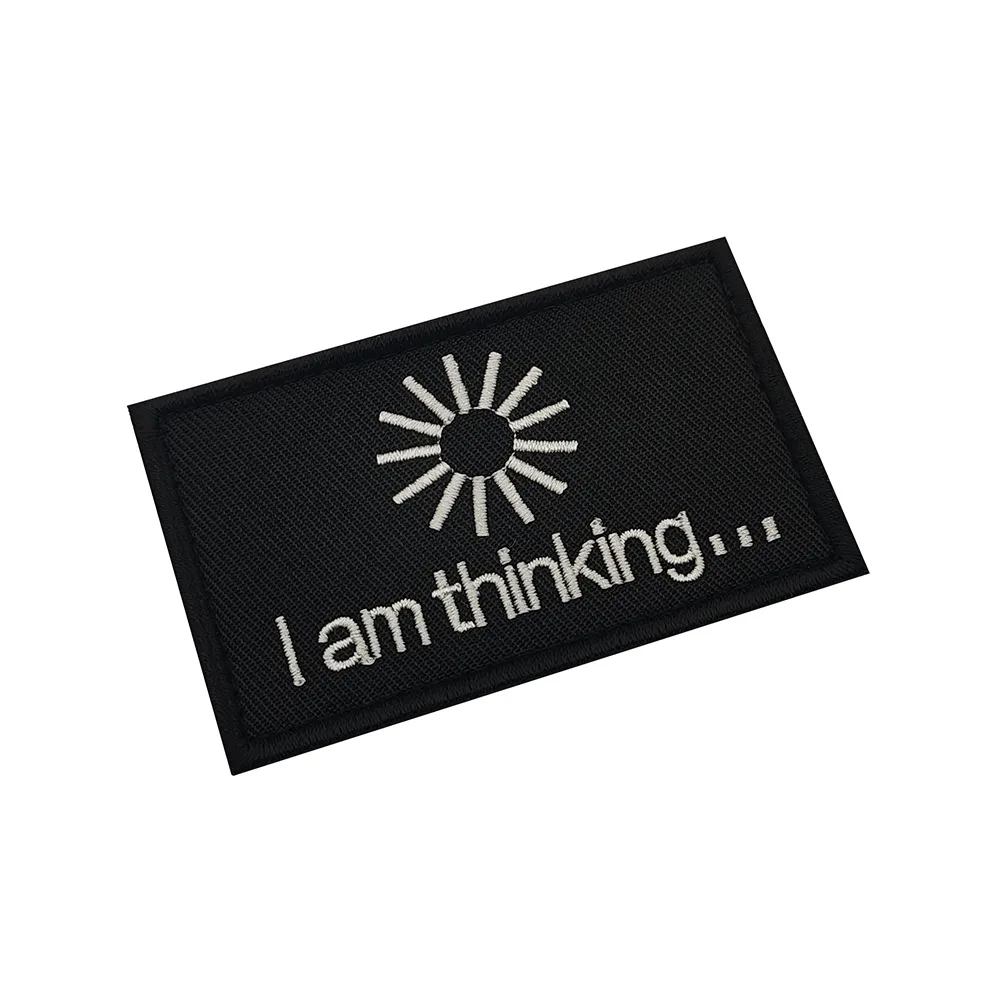 Contemplative Sunburst Embroidered Patch 3 Contemplative Sunburst Embroidered Patch - Image 3