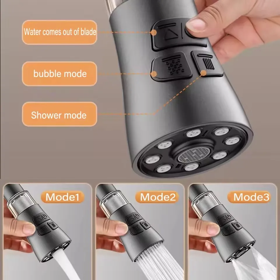 Universal Kitchen Faucet Extender with 360° Rotation 3 Universal Kitchen Faucet Extender with 360° Rotation - Image 3