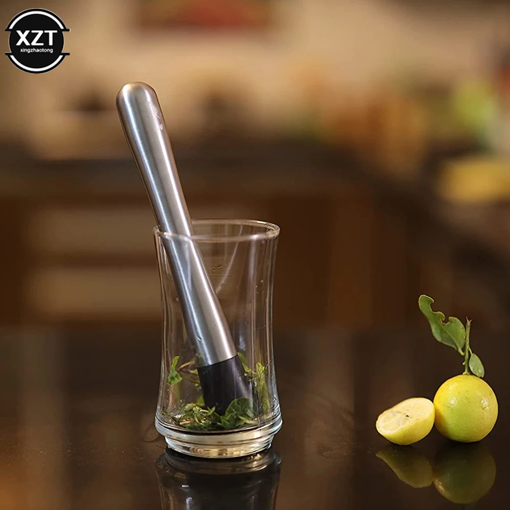 Stainless Steel Cocktail Muddler 20.5cm 6 Stainless Steel Cocktail Muddler 20.5cm - Image 6