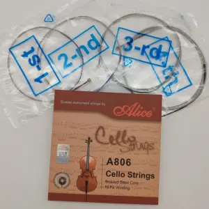 Premium A806 Cellos Strings with Braided Steel Core 8 S18217c8d8a0642c6a2935f66a01d690bR