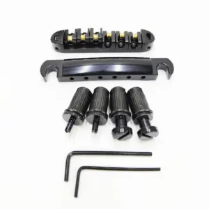 Electric Guitar Roller Bridge and Tailpiece Set 6 S18230398e8714a75b6688141c652702c4