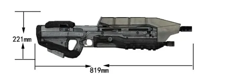 MA5D Sci-Fi Paper Model Kit 3 MA5D Sci-Fi Paper Model Kit - Image 3