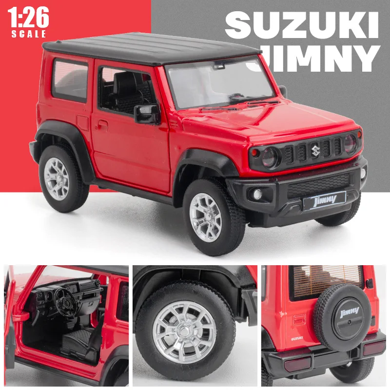 Vibrant Green Suzuki Jimny Diecast Model 1:26 3 Vibrant Green Suzuki Jimny Diecast Model 1:26 - Image 3