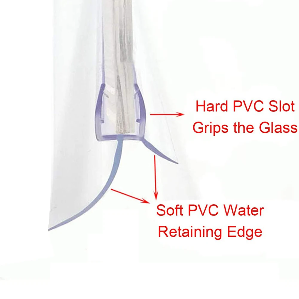 Transparent Shower Seal for Water Leak Prevention 2 Transparent Shower Seal for Water Leak Prevention - Image 2