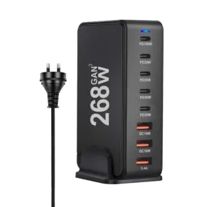 Desktop GaN Fast Charger 268W/240W with Multiple USB Ports 18 S1882300778c74abfb6da1782fc391e57P