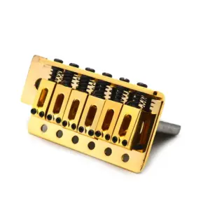 Gold Finish 6-String Tremolo Bridge System 12 S18ab8d1c77334461b61c46fafce2d724J