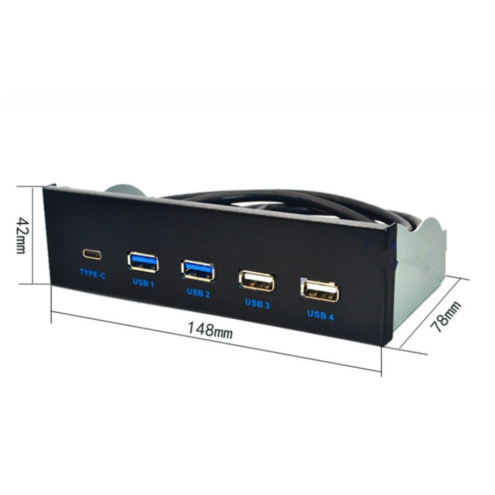 USB 3.1 Gen2 Front Panel Hub for PCs 2 USB 3.1 Gen2 Front Panel Hub for PCs - Image 2