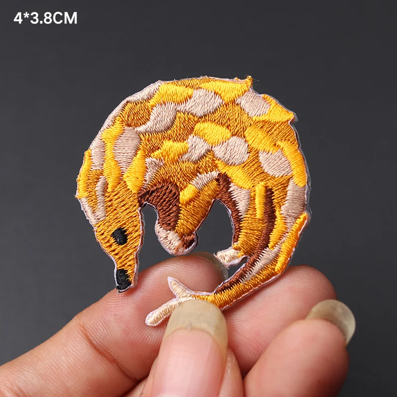 Cute Pangolin Embroidered Iron-On Patch 5 Cute Pangolin Embroidered Iron-On Patch - Image 5