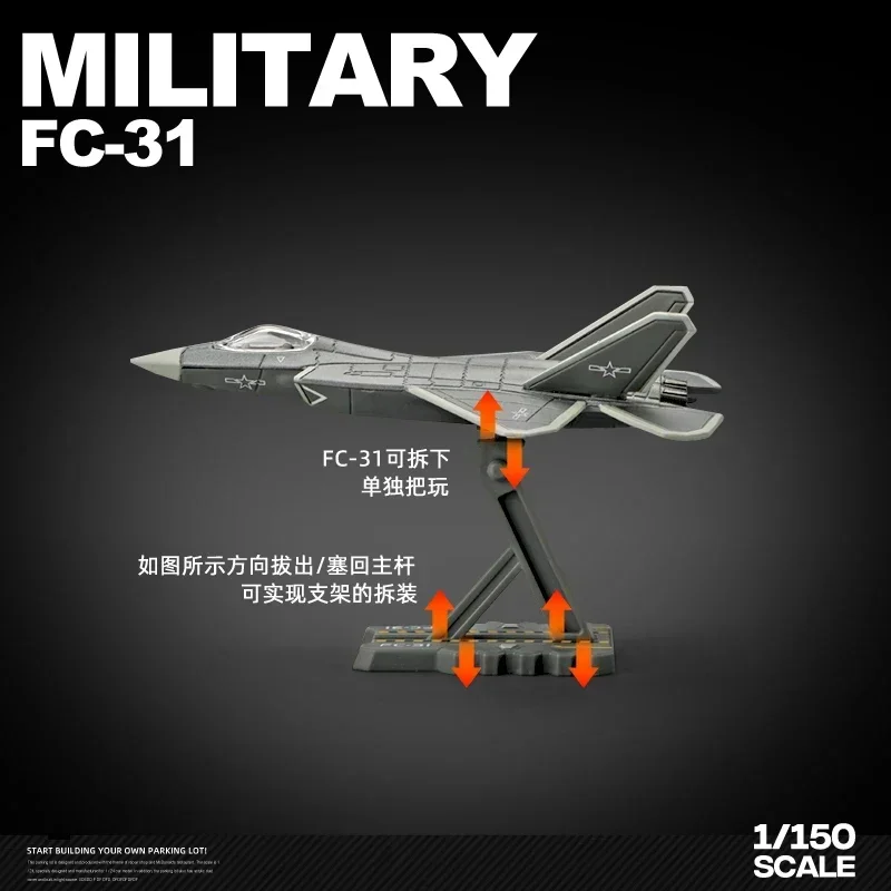1:64 Scale Diecast Fighter Jet Model by JKM 2 1:64 Scale Diecast Fighter Jet Model by JKM - Image 2