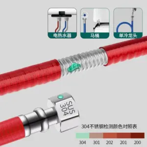 Durable SUS304 Stainless Steel Shower Hose 15 S18dbc0fc4457426c93c2ceec75f1a3ccp