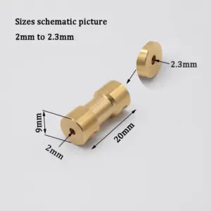 Brass Coupling for RC Models 20mm, 2-6mm shafts 8 S18dd2e1767934b55ba30a5e252bc24b59