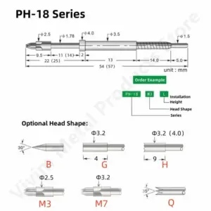 Precision PCB Test Probes Set PH-18M3 & PH-18M7 14 S18f1437df03b4ce8b78c3fdbfe457637l