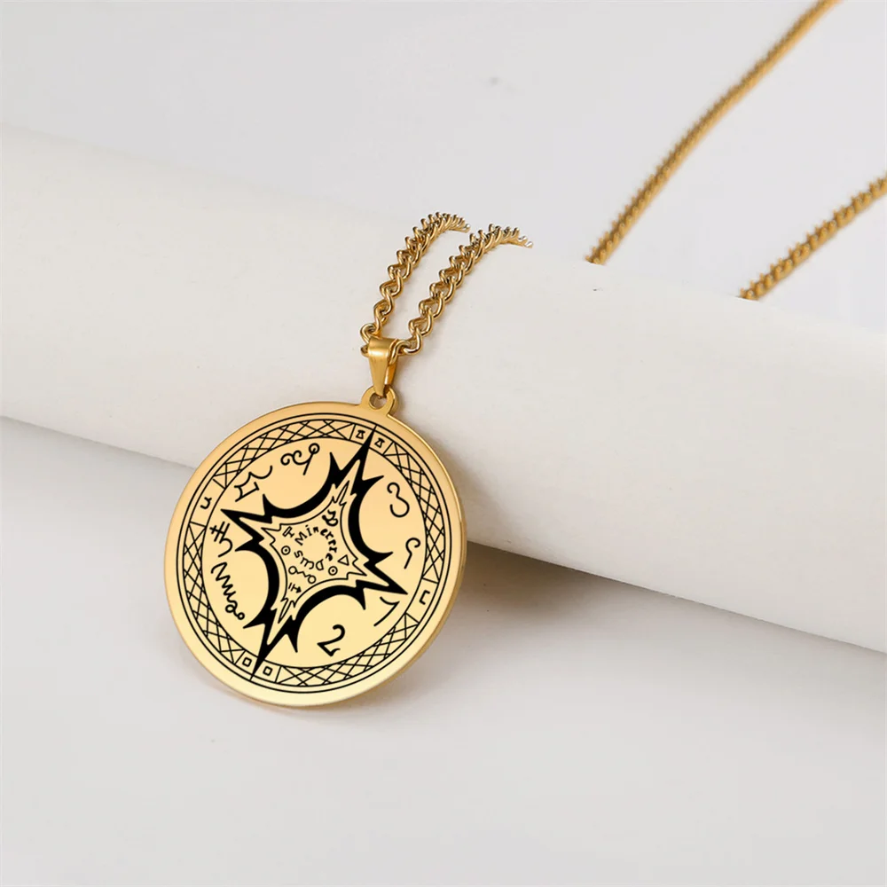 Mystical Stainless Steel Tetragrammaton Pendant 4 Mystical Stainless Steel Tetragrammaton Pendant - Image 4