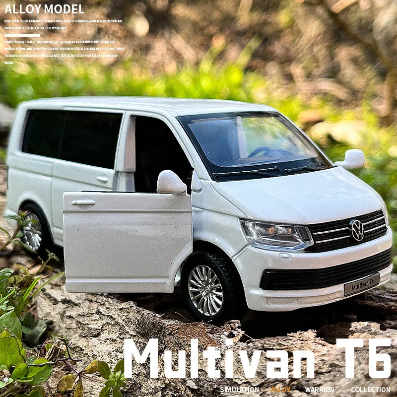 Black VW Multivan T6 Miniature Model 1:36 Scale 3 Black VW Multivan T6 Miniature Model 1:36 Scale - Image 3