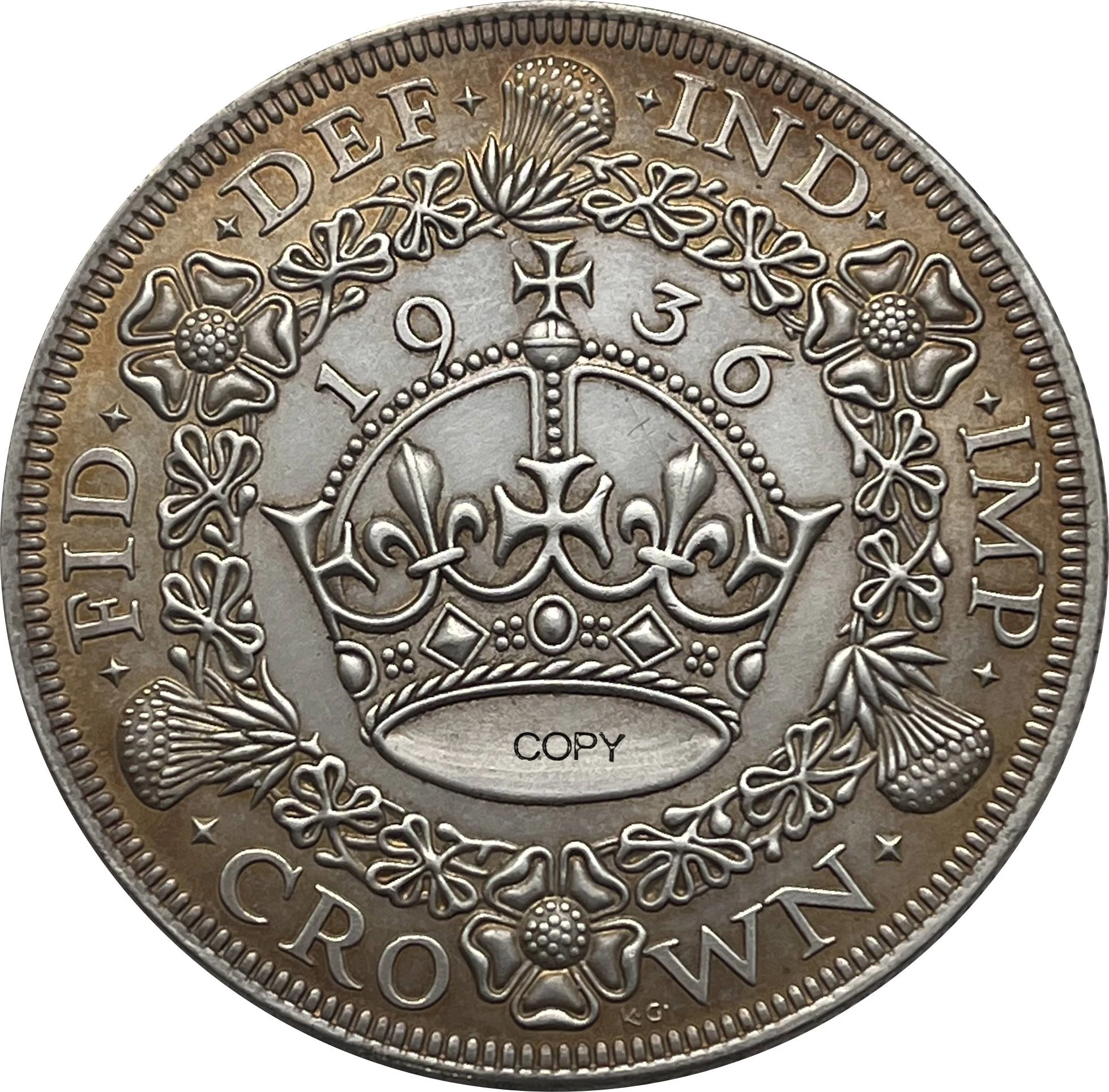 1936 British Crown Replica with King George V 4 1936 British Crown Replica with King George V - Image 4