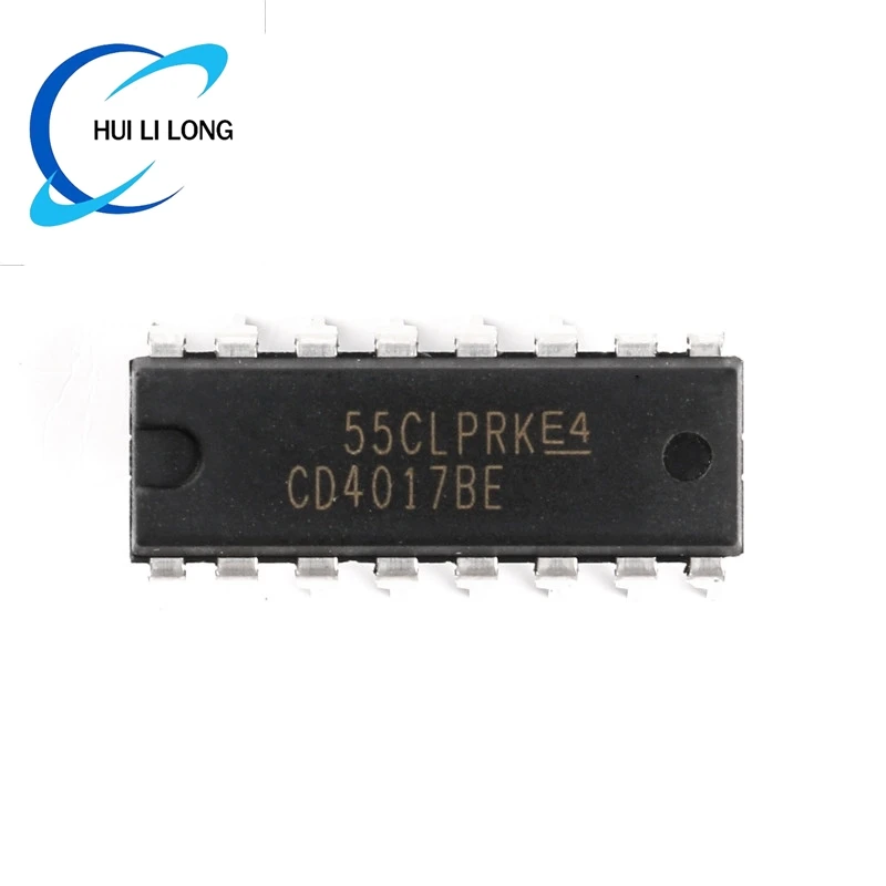 CD4017BE CMOS Decade Counter DIP-16 IC 2 CD4017BE CMOS Decade Counter DIP-16 IC - Image 2