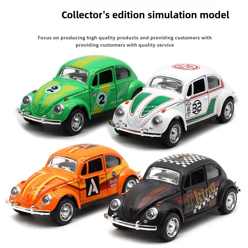1:32 Classic Volkswagen Beetle Diecast Model 4 1:32 Classic Volkswagen Beetle Diecast Model - Image 4