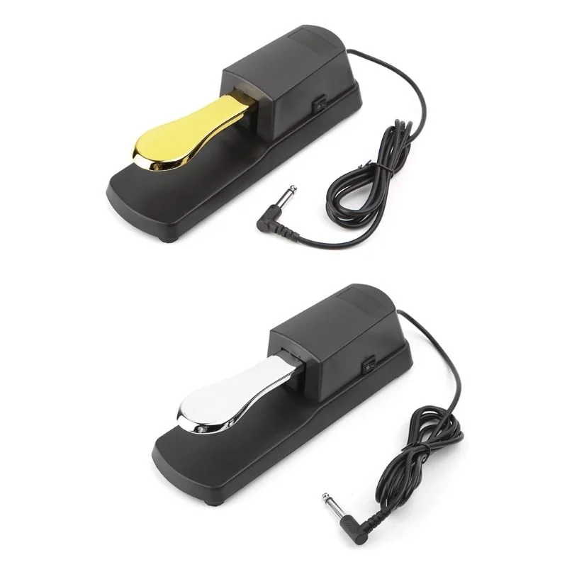 Elegant Metallic Finish Sustain Pedal for Digital Piano 5 Elegant Metallic Finish Sustain Pedal for Digital Piano - Image 5