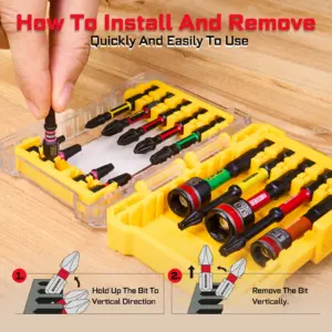 Impact Screwdriver Set with Magnetic Tips 15 S19b9e0da644a4891ad401b48135d8865D