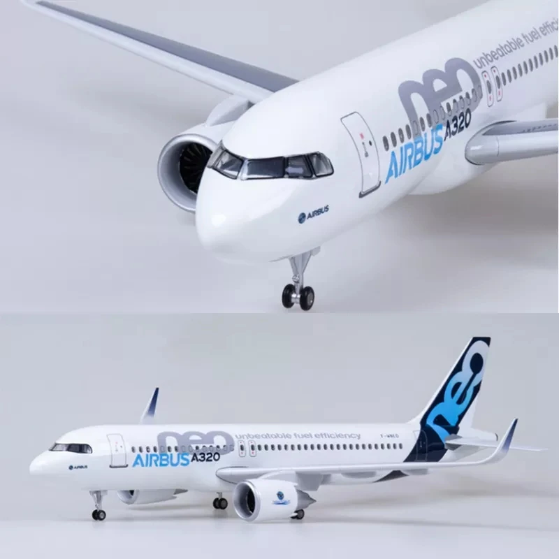 A320 Diecast Resin Model with LED Lights 4 A320 Diecast Resin Model with LED Lights - Image 4