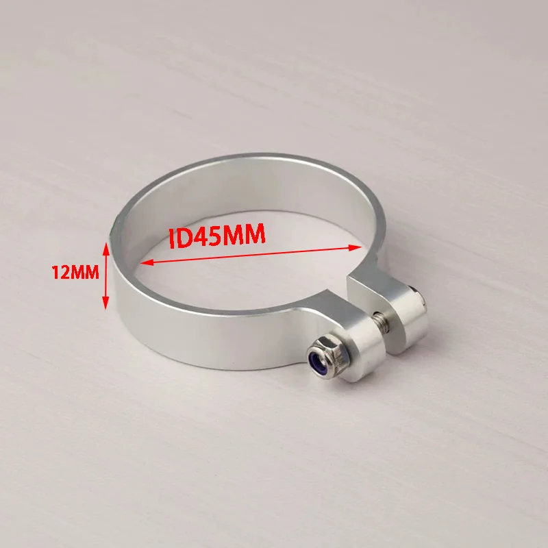 Aluminum Alloy Exhaust Pipe Clamp 45/50mm 2 Aluminum Alloy Exhaust Pipe Clamp 45/50mm - Image 2