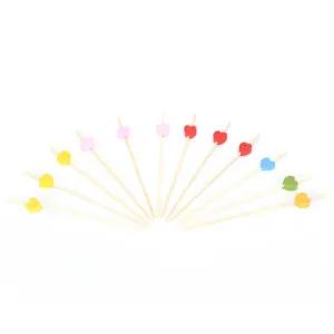 Bright Heart-Shaped Wooden Food Forks Set - Pack of 100 15 S19cc9f561c834dc6800b53bb02f5a546A