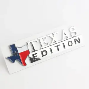 Texas Edition Car Emblem 16.2cm x 5cm 4 S19e21bd1d85e463b87b7b56154f2e225Y