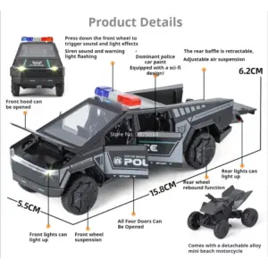 1:32 Scale Diecast Police Car with Lights 9 S19fa026cbcf84c1c8ff3bd80bd9366764