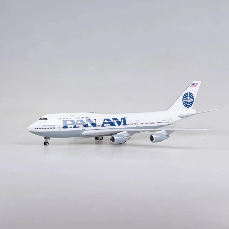 Pan Am Boeing 747 Model 47cm with LED or No Light 3 Pan Am Boeing 747 Model 47cm with LED or No Light - Image 3