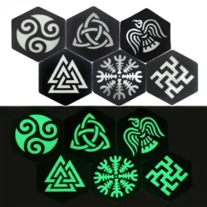 Odin Compass Glow-In-The-Dark Patch 6cm 11 S1a19cbf739db44478cded827d5c997a0a