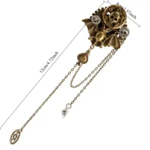 Steampunk Skeleton Bat Brooch for Gothic Style 8 S1a1b6703bc5c425aacbee68be795a5b8X