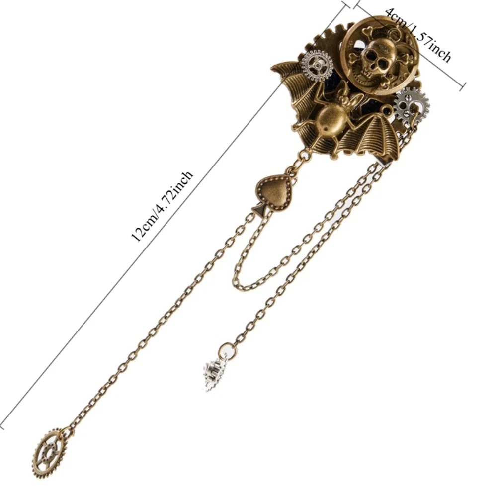 Steampunk Skeleton Bat Brooch for Gothic Style 3 Steampunk Skeleton Bat Brooch for Gothic Style - Image 3