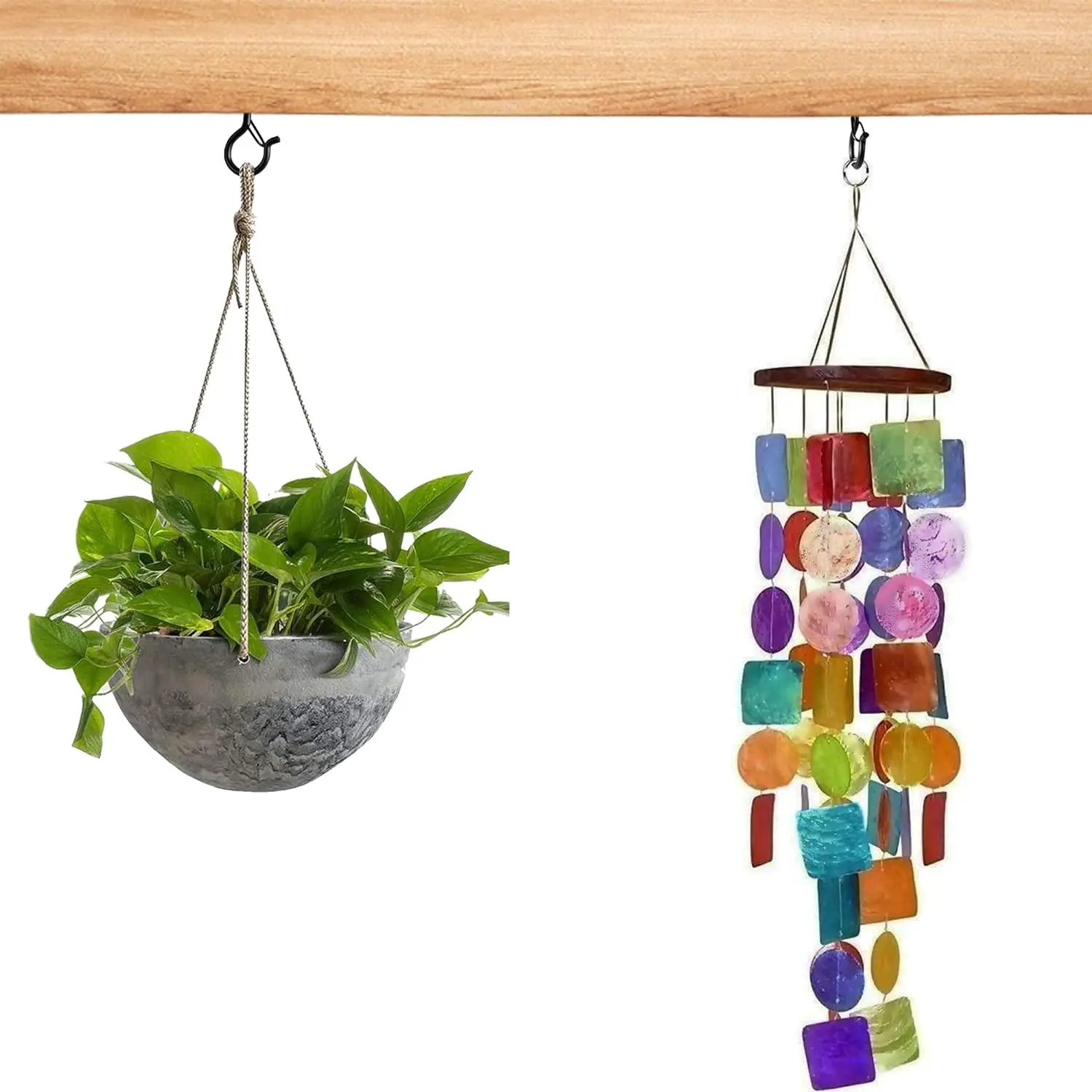 Outdoor Black Iron String Light Hooks Set 6 Outdoor Black Iron String Light Hooks Set - Image 6