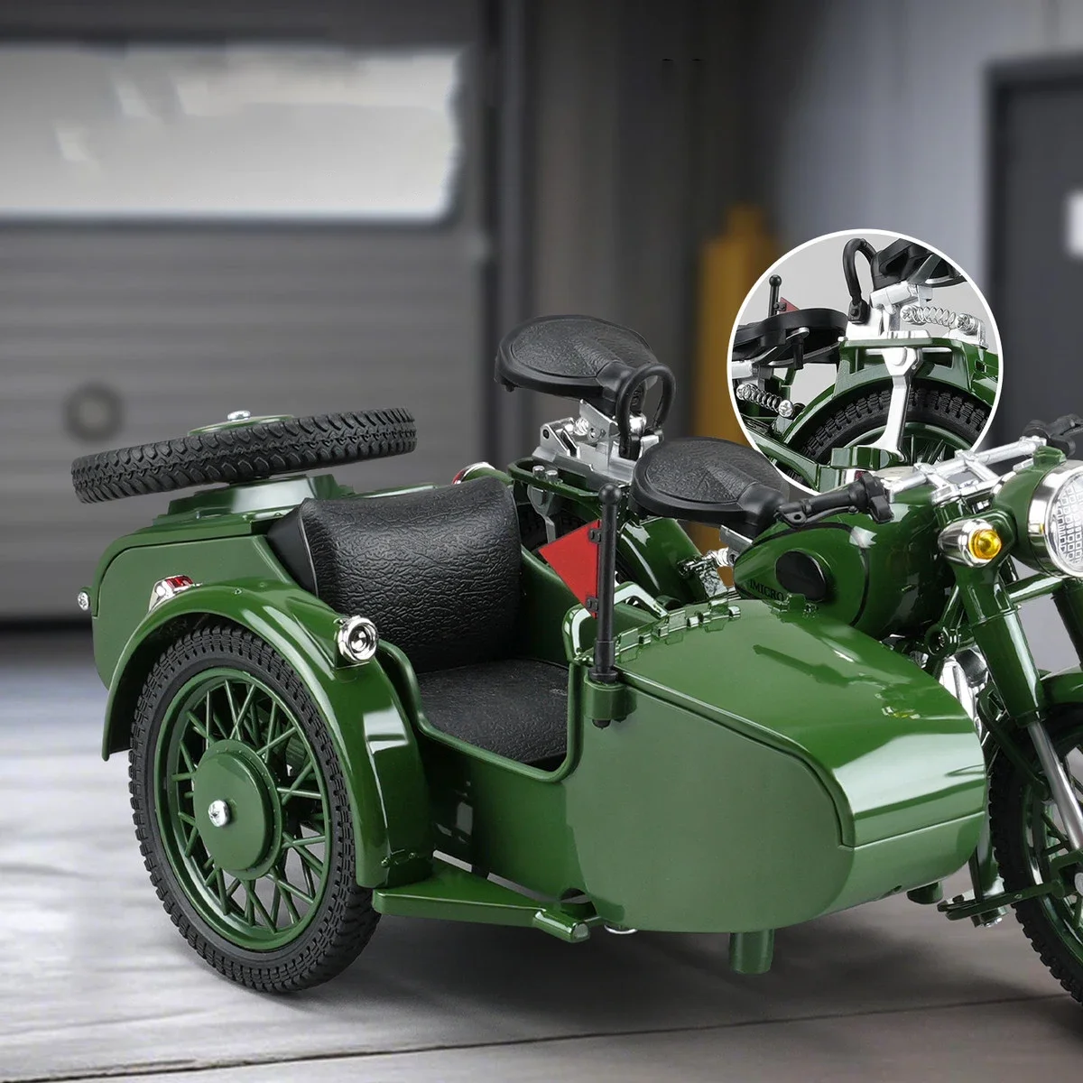 1:10 Scale Die-Cast Off-Road Motorcycle Model 5 1:10 Scale Die-Cast Off-Road Motorcycle Model - Image 5