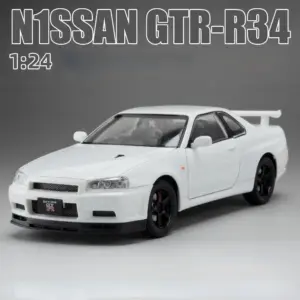 Nissan Skyline GTR R34 Diecast Model 1:24 Blue 18 S1a95f22ce61d462e97f6d094725c52f0P