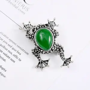 Retro Frog Brooch with Gold Bowtie 12 S1b59fa1d118e42858eac9d33cbd36a94f