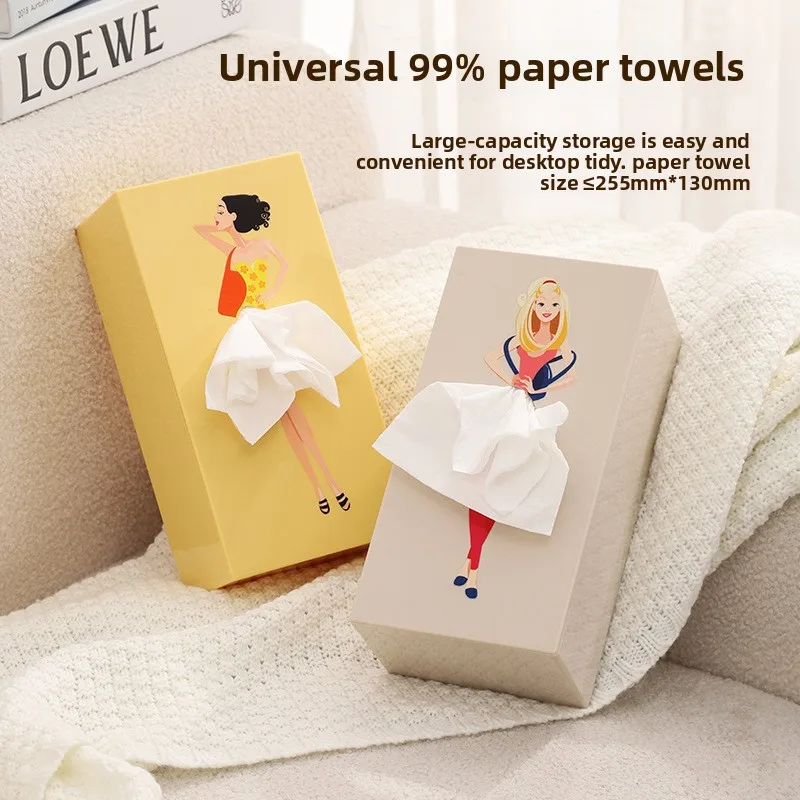 Girl Face Tissue Box Holder in Vibrant Colors 5 Girl Face Tissue Box Holder in Vibrant Colors - Image 5