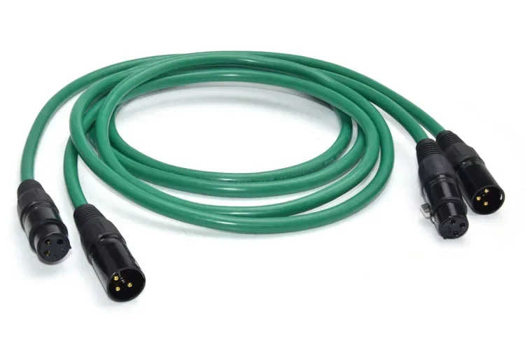 Vibrant Green Professional XLR Audio Cable 7 Vibrant Green Professional XLR Audio Cable - Image 7
