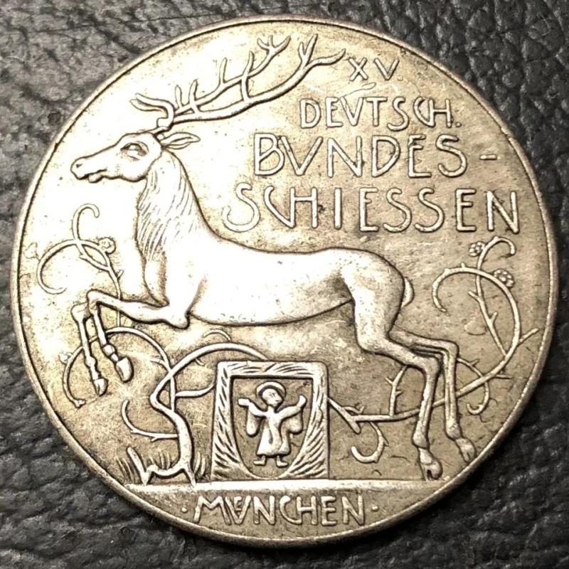 Munich 1906 Silver Art Festival Medal 2 Munich 1906 Silver Art Festival Medal - Image 2