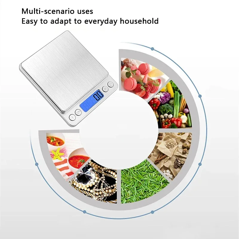 Stainless Steel Digital Scale 3000g 6 Stainless Steel Digital Scale 3000g - Image 6