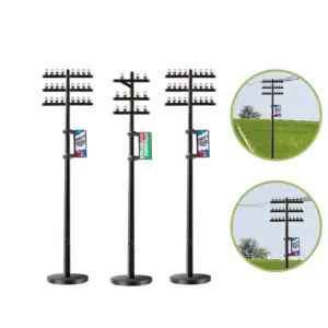 Miniature Electric Utility Poles Set for Dioramas 11 S1be010d257a24d1a8e66caedd2203564Q
