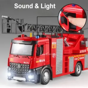 1:18 Scale Fire Truck Model Toy with Lights 9 S1beaef36d2004c8898c73d6594ac26d8X