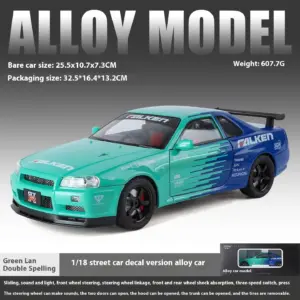 1:18 Scale Alloy GTR Car Model by CCA 15 S1c2a396e92e44cda8fefd38aa62d82a4W