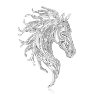 Horse-Shaped Brooch in Zinc Alloy 10 S1c347467a05049f6839bb241ca400d89i